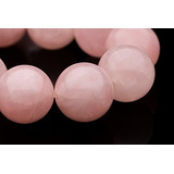 Perlas De Cristal De Cuarzo Rosa En Forma De Semi Piedras Pr