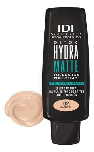 Base De Maquillaje En Crema Idi Make Up Matte 02 Natural 30g