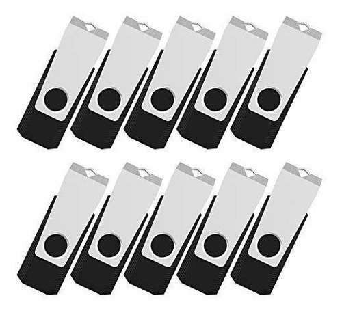 Topesel 50pcs 2gb Bulk Usb 2.0 Flash Drive Swivel Memory Sti