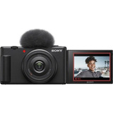 Cámara Sony Zv-1f Con Lente 20mm Para Vlogs