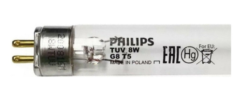 Foco Germicida Tuv8t5 Lampara Uv G8t5 8w G5 Philips Factura