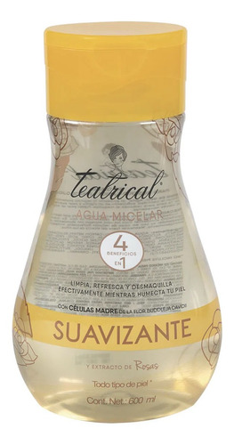 Teatrical Agua Micelar Suavizante 600ml