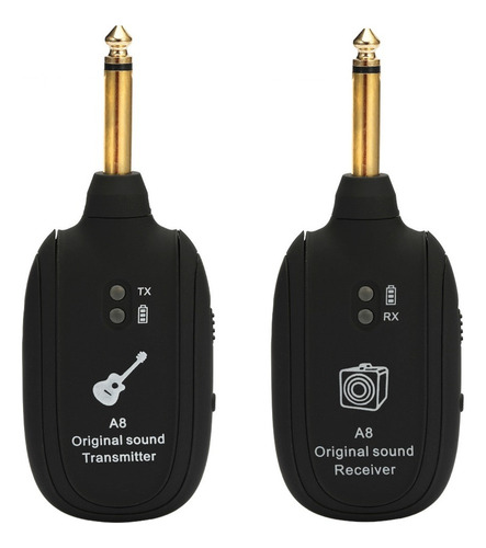 24 Wireless Guitar Transmitter And Receiver Aa