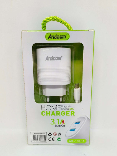 Cargador Samsung Micro Cargador Android Con Cable-andoom