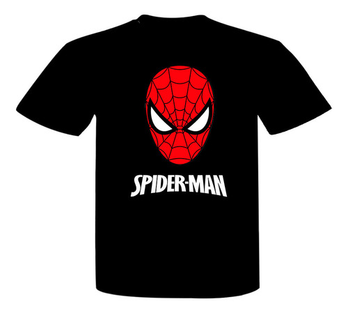 Playera Niño Spider Man Cara 2 Hombre Araña Superher Killroy