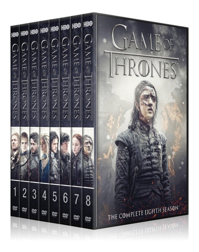 Game Of Thrones Temporada 1 2 3 4 5 6 7 8 Dvd Latino/ingles