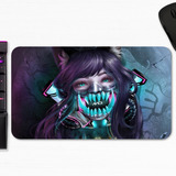 Mouse Pad Anime Girl Mascara Cyberpunk  Art Gamer M