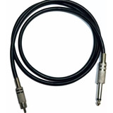 Cable De Audio 1 Rca Macho A 1 Plug 6,5mm Mono 1 Metro
