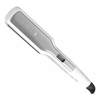 Plancha de cabello Remington S5520 Ceramica Anti-static color blanca | Meses sin interés