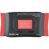 Anthony Glicólico Exfoliante Y Revestimiento Wipes, 30 Count