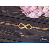 Pulsera Para Dama Infinito De Oro De 14k Charm