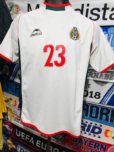 Jersey Selección Mexicana 2002,atletica,talla M,#23 ,visita