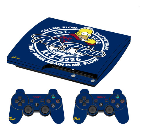 Skin Homer Simpsoon Para Ps3 Slim 