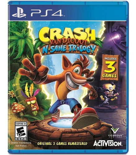 Crash Bandicoot: N. Sane Trilogy  Activision Ps4 Físico