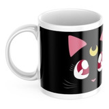 Taza Café  Sailor Moon Luna Gato Serenity Manga Anime 11 Oz