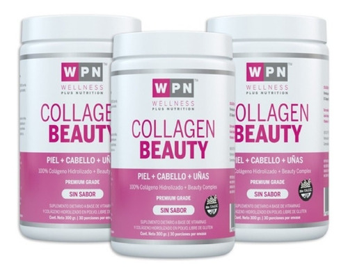 Pack 3 Meses | Colágeno Beauty | Wpn X3unidades