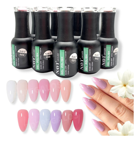 Esmalte Kapping Gel Navi Uv/led Correctiva Uña Manicura 15ml