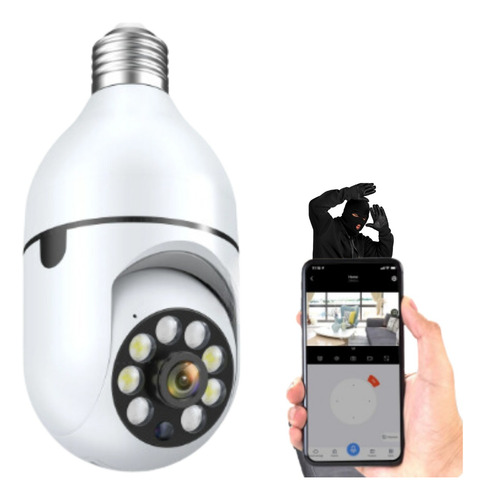 Câmera Ip Segurança Lâmpada Yoosee Wifi-1080 Espiã Melhor Pr