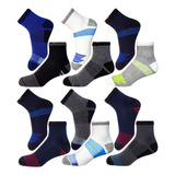 12 Pares Medias Tobilleras Semi-canillera Sport Caballero