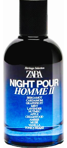 Zara Night Pour Homme 2  Nuevo Y Original 100ml