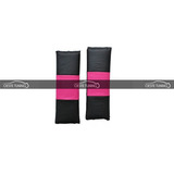 Cubre Cinturones De Seguridad Rosa Eco Cuero 