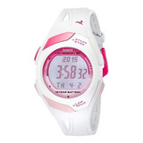 Reloj Casio Para Mujer Str300-7 Color Blanco Deportivo