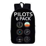 Mochila De Cabina De Avión De 16 Pulgadas/soy Un Piloto Para