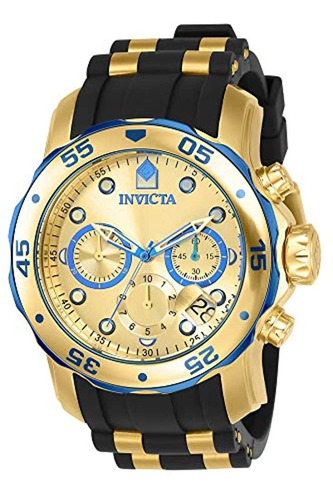 Reloj Pulsera Para Hombre De Acero Inoxidable Bañado En Oro