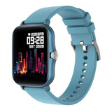 Smartwatch Colmi P8 Plus 1.69  Caja De  Aleación De Zinc  Blue, Malla  Blue De  Silicona