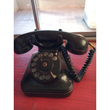 Telefono Antiguo Negro Baquelita Impecale Estado Ver Fotos