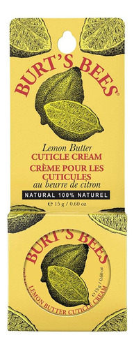 Crema Para Cutículas Burt's Bees Mantequilla De Limón 17 Gr Tipo De Envase Pote