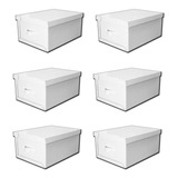 Caja Baulera Organizadora Grande Blanca X6 Pettish Online Cg