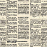 Papel De Parede Jornal Vintage Retro Contact Lavável 3m