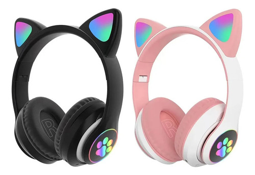 Audífonos Inalámbricos Cat Ear Para Xiaomi Ios, Paquete De