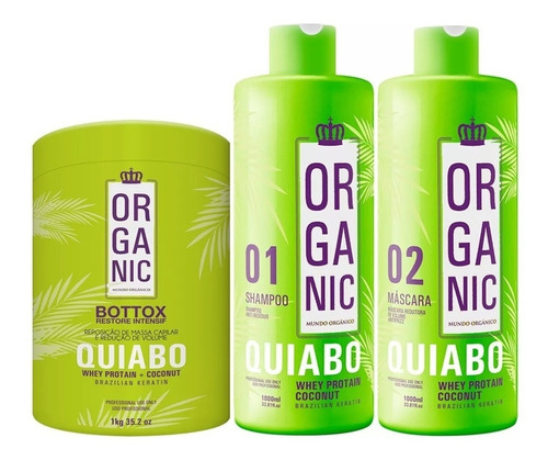 Kit Progressiva Quiabo Orgânico + Btx Quiabo 1kg +brinde