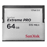 Tarjeta De Memoria Sandisk 64gb Extreme Pro 515 Mb/s