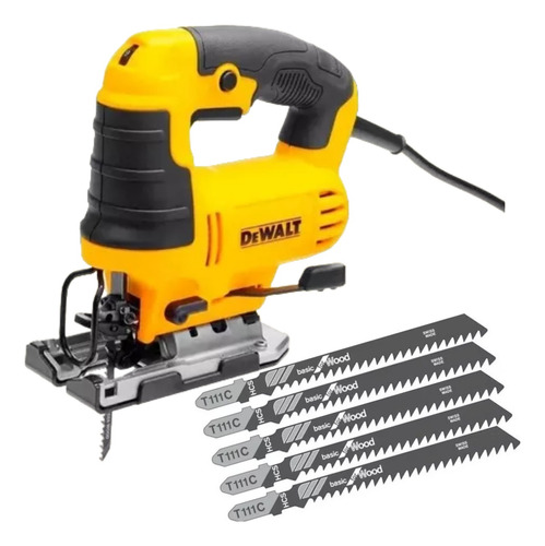 Kit Serra Tico Tico Dewalt Dwe300br E 6 Lâminas Madeira 110v