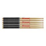 Baqueta De Bateria Liverpool Special Grip 5b Marfim 3 Pares