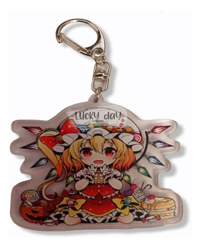 Llavero Acrilico Doble Vista Scarlet Flandre Touhou Project 