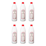 6 Botellas De Crema Oxidante Marca Silkey (20 Vol) 900ml