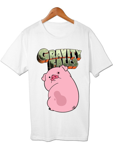 Gravity Falls Cerdo Waddles Pato Remera Friki Tu Eres