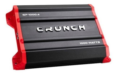 Amplificador Crunch Gp-1000.4 1000w 4 Canales Clase Ab