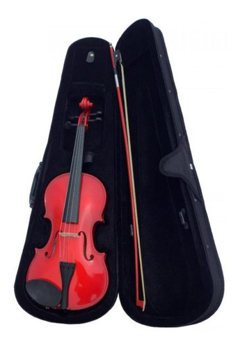 Violin Pearl River Estudiante 4/4 Tinto Con Estuche Msi