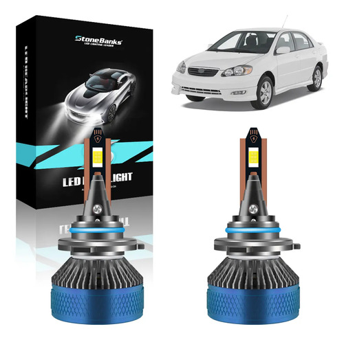 Kit De Faros Led 9006/hb4 Luz Baja 3570 Csp Para Toyota