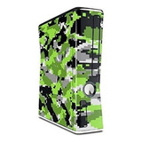 Skin Wraptorcamo Digital Camo Neon Green Para Xbox 360 Slim