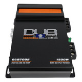 Amplificador 2 Canales Fuente D Poder Dub Dub7002 1500 Watts