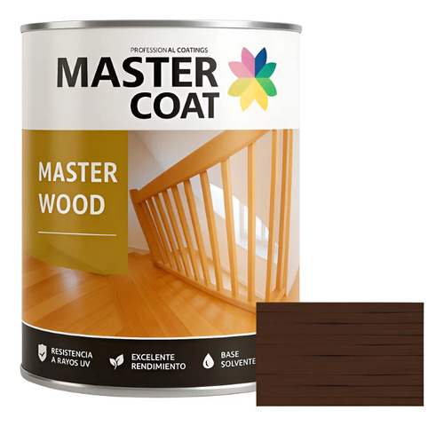 Barniz Entintado Para Madera Master Coat 4lts