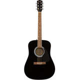 Paquete Guitarra Acustica Fender Fa-115 Black Con Funda