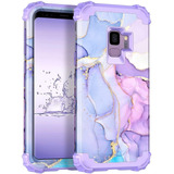 Funda Para Samsung Galaxy S9 - Marmol Violeta Y Lila