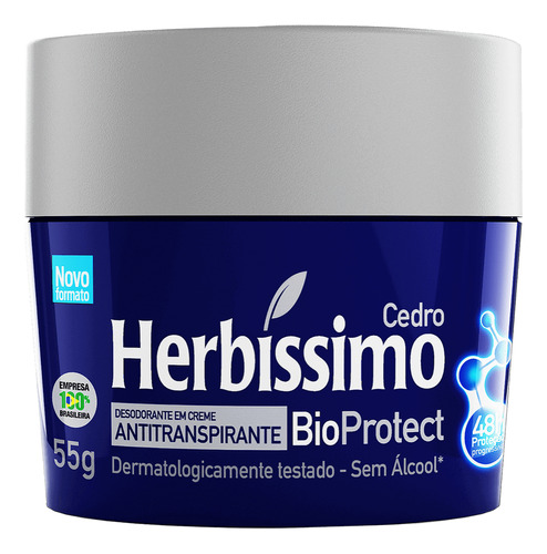 Desodorante Creme Herbissimo 55gr A Escolher